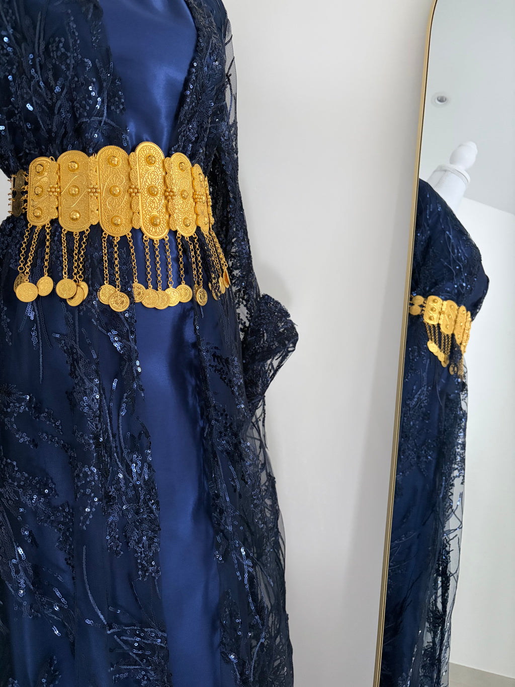 Robe kurde Xeftan - brillante