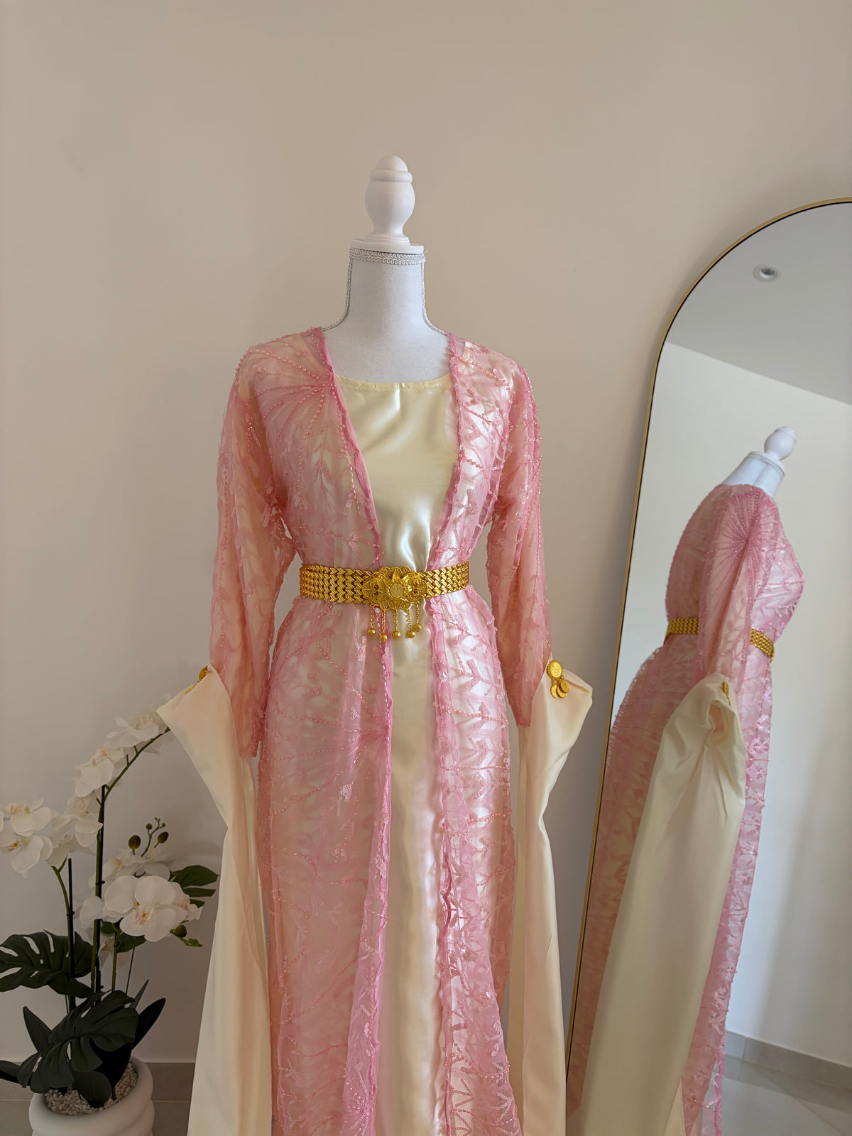 Robe kurde - Rose perlée
