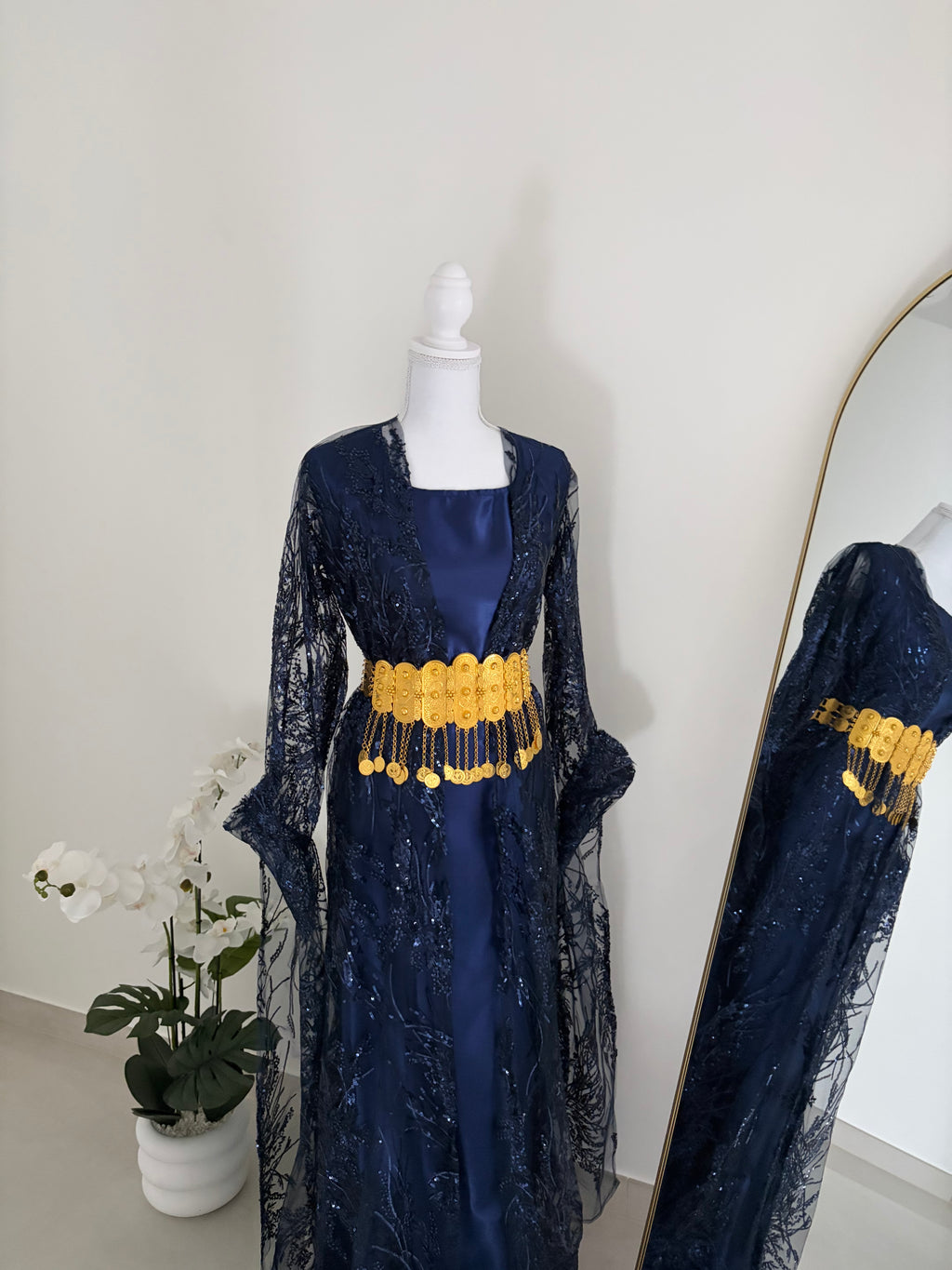 Robe kurde Xeftan - brillante